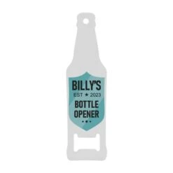 Custom Blue Label Beer Bottle Opener