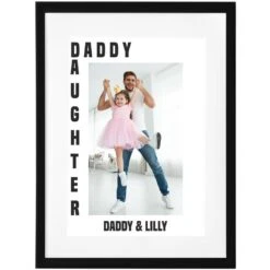 Front Page -Cherished Gifts Shop custom daddy daughter photo upload poster print rpc 13364 2