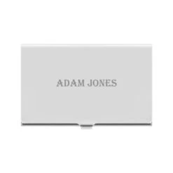 Engraved Name Business Card Case