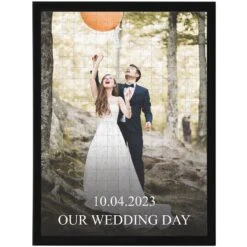 Framed Photo Upload Puzzle & Any Message