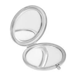 Personalised Silver Plated Compact Mirror - Bridesmaid -Cherished Gifts Shop oval compact mirror new image 2 1 2