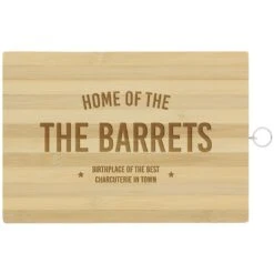 Personalised Bamboo Board With Hook