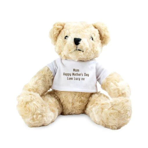 Personalised Cream Teddy Bear 7 Personalised Cream Teddy Bear -Cherished Gifts Shop personalised cream teddy bear 2