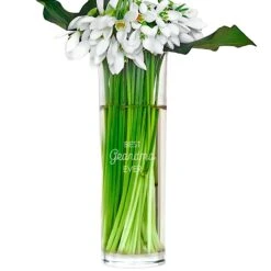 Personalised Cylinder Vase - Best Ever