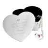 Personalised Decorative Wedding Bride Heart Trinket Box