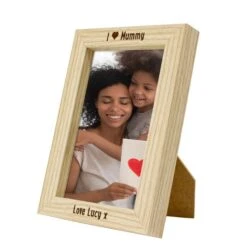 Personalised Deep Mount Photo Frame - I Love Mummy -Cherished Gifts Shop personalised deep mount photo frame i love mummy 096 3