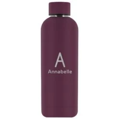 Personalised Double Walled Stainless Steel Bottle -Cherished Gifts Shop personalised double walled stainless steel bottle red
