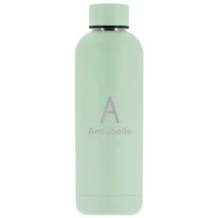 Personalised Double Walled Stainless Steel Bottle -Cherished Gifts Shop personalised double walled stainless steel bottle teal