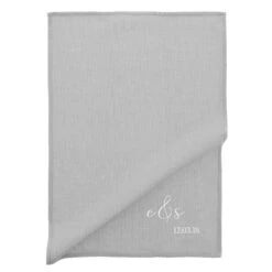 Personalised Embroidered Tea Towel For Couples