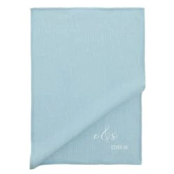 Personalised Embroidered Tea Towel For Couples -Cherished Gifts Shop personalised embroidered tea towel for couples pink