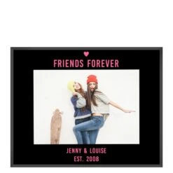 Personalised Glass Photo Frame - Heart Design -Cherished Gifts Shop personalised glass photo frame heart design 4 1