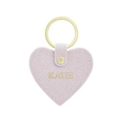 Personalised Hand Stamped Leather Heart Keyring 13 Personalised Hand Stamped Leather Heart Keyring -Cherished Gifts Shop personalised hand stamped leather heart keyring dark purple 1