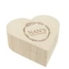 Personalised Heart Jewellery / Keepsake Box - Wreath