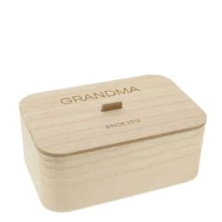 Personalised Large Wooden Trinket For Her