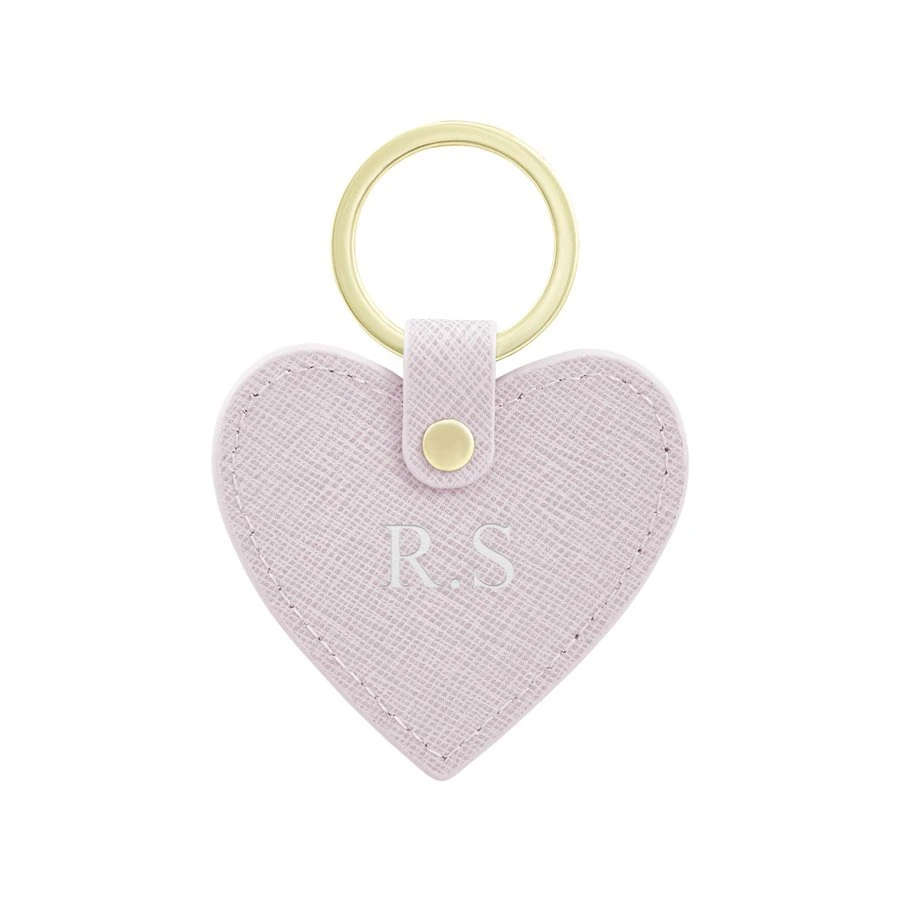 Personalised Leather Heart Keyring 5 Personalised Leather Heart Keyring - Image 5