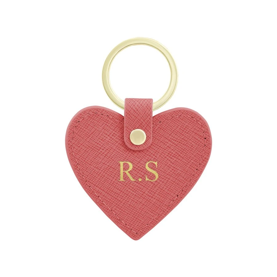 Personalised Leather Heart Keyring 6 Personalised Leather Heart Keyring - Image 6