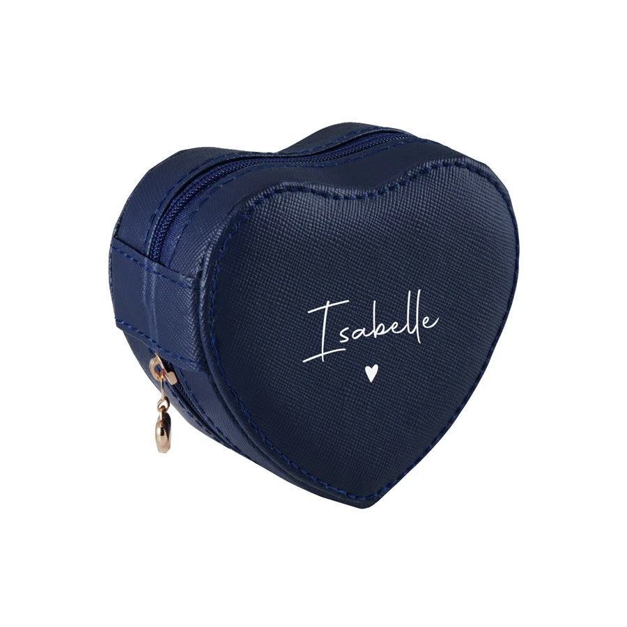 Personalised Name Heart Jewellery Box & Organiser 2 Personalised Name Heart Jewellery Box & Organiser - Image 2