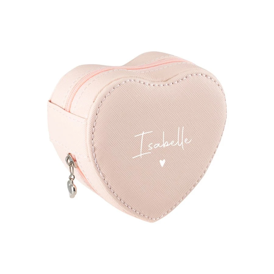 Personalised Name Heart Jewellery Box & Organiser 1 Personalised Name Heart Jewellery Box & Organiser