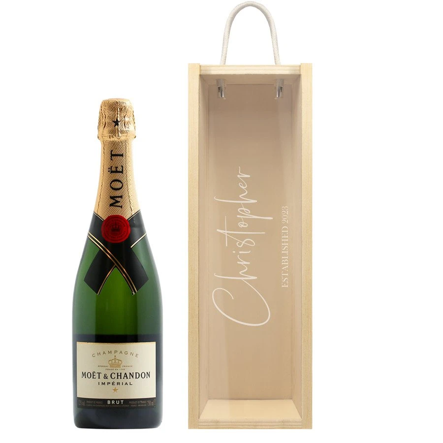 Personalised Name & Year Champagne Box 2 Personalised Name & Year Champagne Box - Image 2