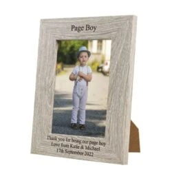 Personalised Nordic Photo Frame - Page Boy 5 Personalised Nordic Photo Frame - Page Boy -Cherished Gifts Shop personalised nordic photo frame page boy 272 3
