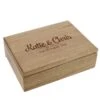 Personalised Oak Jewellery Box - Couples