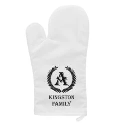 Personalised Oven Mitt - Family Crest