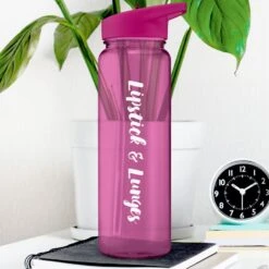 Personalised Pink Water Bottle