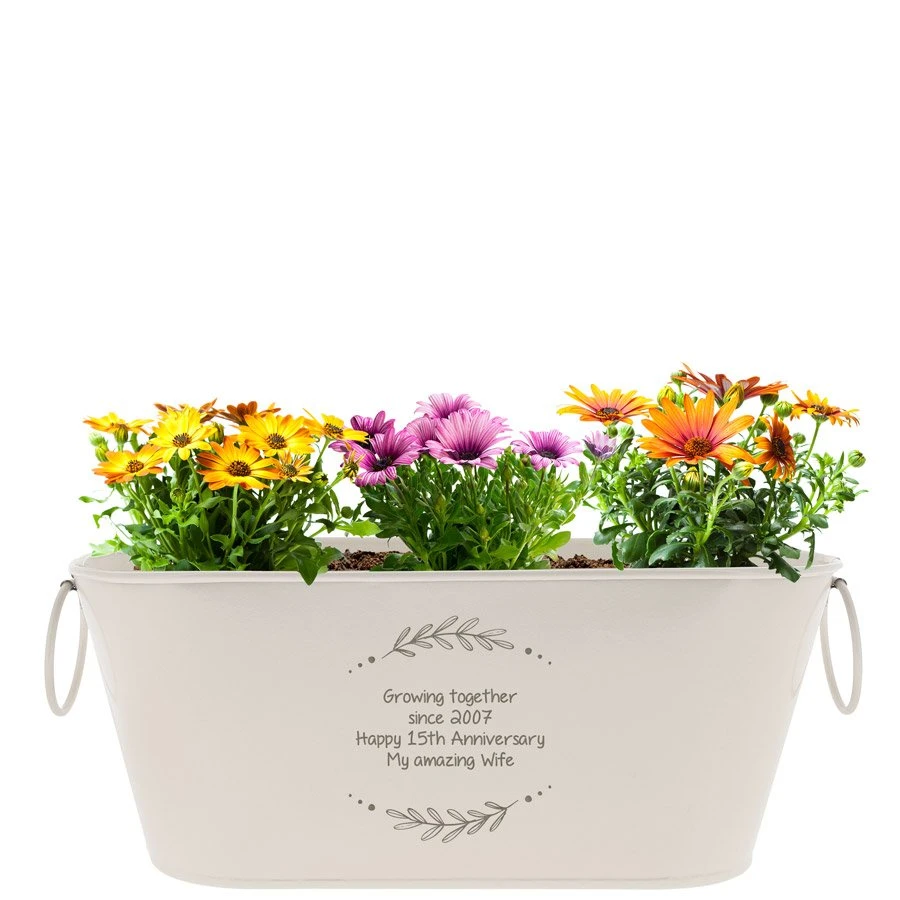 Personalised Planter - Any Message 2 Personalised Planter - Any Message - Image 2