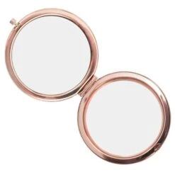 Personalised Rose Gold Compact Mirror - Name -Cherished Gifts Shop personalised rose gold compact mirror 2nd image 1 6