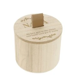 Personalised Round Trinket Box - Floral Design 5 Personalised Round Trinket Box - Floral Design -Cherished Gifts Shop personalised round trinket box floral design uf 11590 3