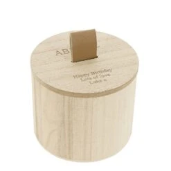 Personalised Round Trinket Box - Name & Message -Cherished Gifts Shop personalised round trinket box name message uf 11585 3