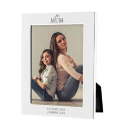 Personalised Silver Plated Photo Frame - Butterfly Design 5 Personalised Silver Plated Photo Frame - Butterfly Design -Cherished Gifts Shop personalised silver plated photo frame butterfly design 839 3