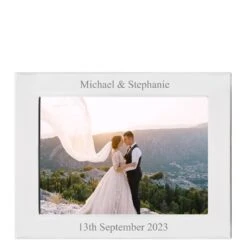Front Page -Cherished Gifts Shop personalised silver plated photo frame couples 851 2