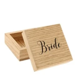 Personalised Solid Oak Trinket Box