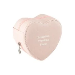 Personalised Travel Heart Jewellery Box