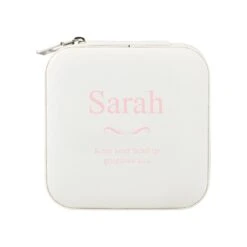 Personalised Travel Jewellery Box & Organiser For Her