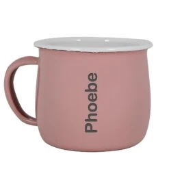 Personalised Vintage Enamel Name Mug