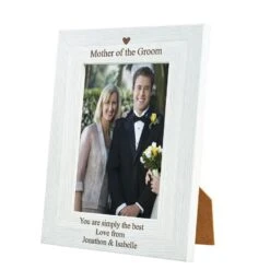 Personalised Vintage Photo Frame - Wedding Parents -Cherished Gifts Shop personalised vintage photo frame wedding parents 050 3