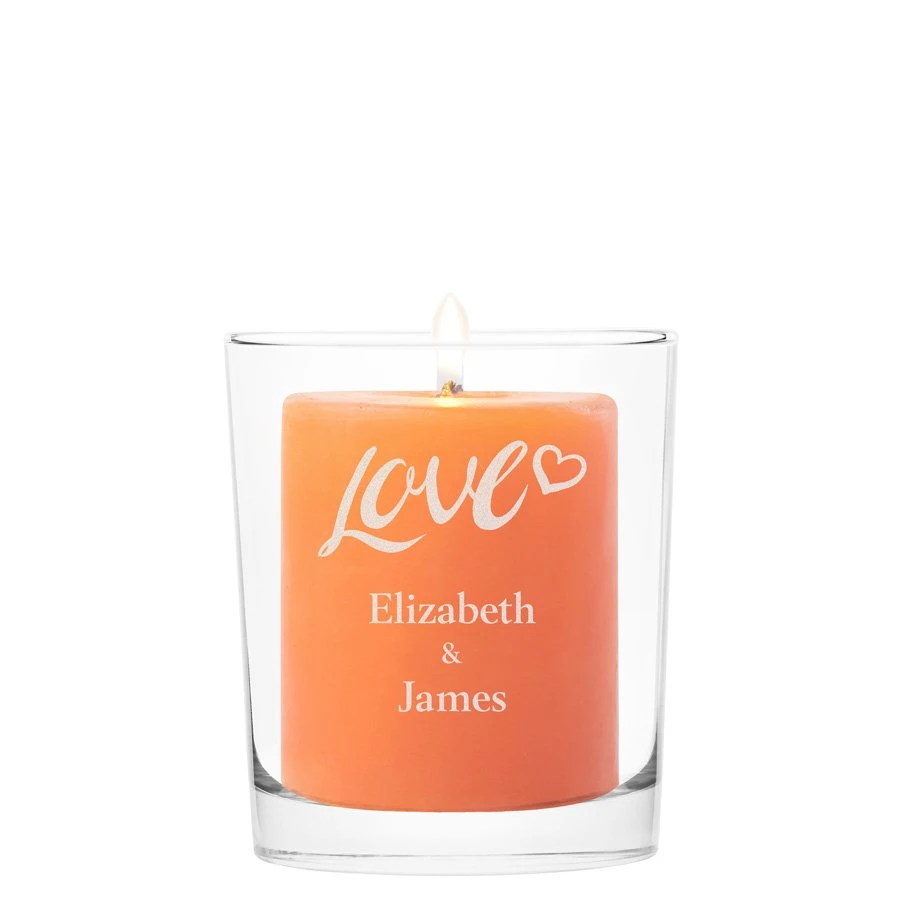Personalised Votive Candle Holder - Love 1 Personalised Votive Candle Holder - Love