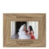 Personalised Wedding Photo Frame - Bridesmaid & Maid Of Honour