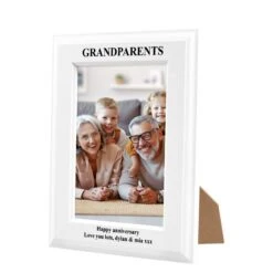 Personalised White Picture Frame - Family 5 Personalised White Picture Frame - Family -Cherished Gifts Shop personalised white picture frame family 000 3