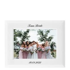 Personalised White Picture Frame - Script Style