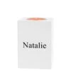 Personalised White Tea Light Holder - Name