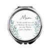 Personalised Wildflower Compact Mirror