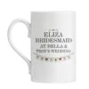 Personalised Windsor Mug - Wedding Bunting Design