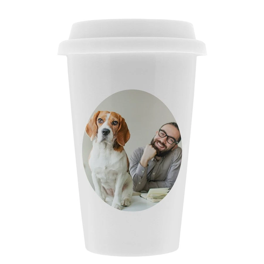 Photo Upload Ceramic Travel Mug 1 Photo Upload Ceramic Travel Mug