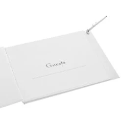 Personalised Wedding Guest Book With Pen - Floral 5 Personalised Wedding Guest Book With Pen - Floral -Cherished Gifts Shop wedding guest book with pen image 3 4